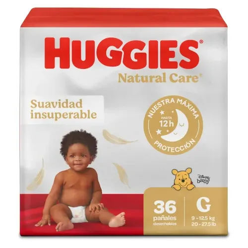 Pañales Huggies Natural Care Etapa 3/G - 36 Unidades