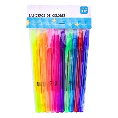 Lapiceros Pen Gear De Color- 10 Piezas