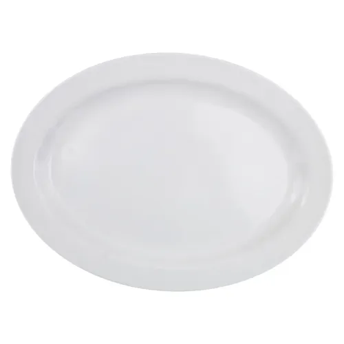 Plato Ovalado Pequeño Blanco