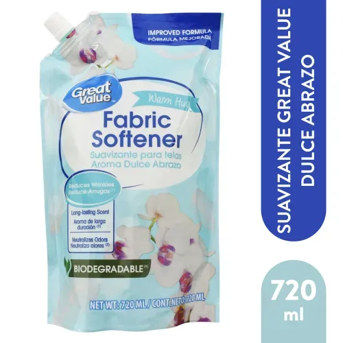 Suavizante Great Value Aroma Dulce Abrazo Doypack - 720 ml