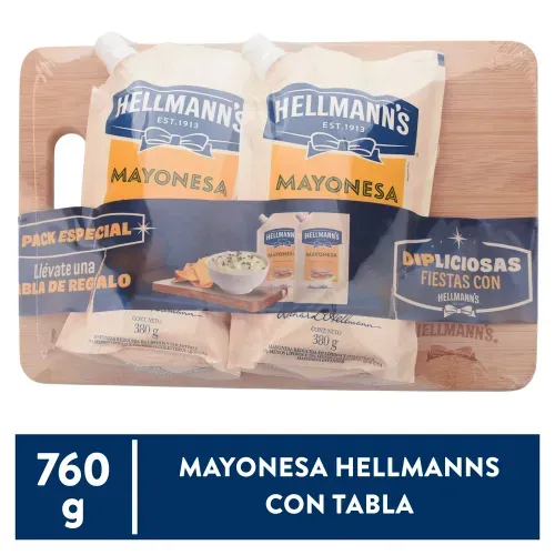 2pk Mayo Hellmanns 760g + Tabla