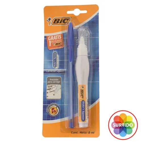 Corrector Bic Shake Squeeze