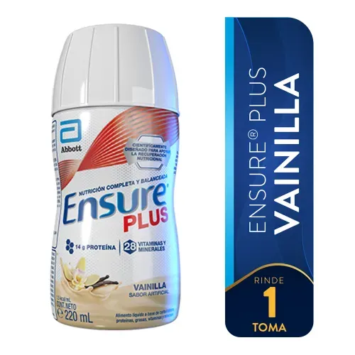 Complemento Nutricional Ensure® Plus Sabor Vainilla - 220 mL