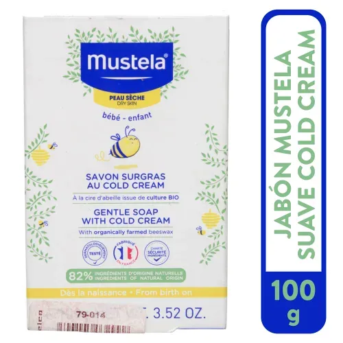 Jabon Suave Cold Cream Mustela 100 g