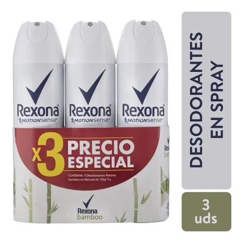 Deo Rexona Aer Bamboo 3pack 270 G