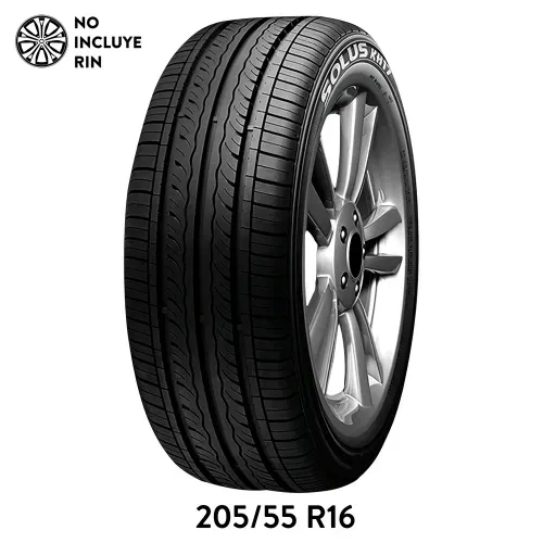 Llanta para auto Kumho Tire, medidas: 205/55 Rin 16