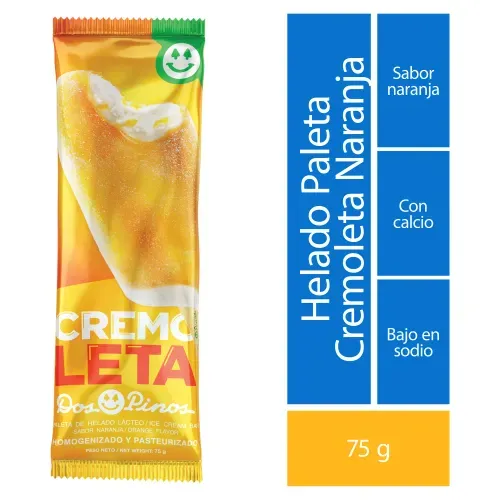 Paleta Cremoleta Naranja 75 G