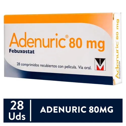 Menarini Adenuric 80mg 28 Comp Unidad