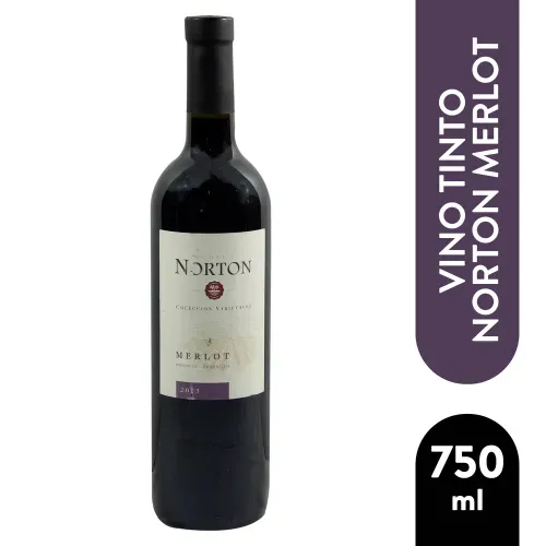 Vino Tinto Norton Merlot - 750 ml