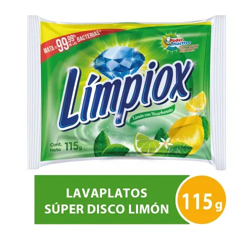Lavaplatos Limpiox Disco Limon con bicarbonato - 115 g