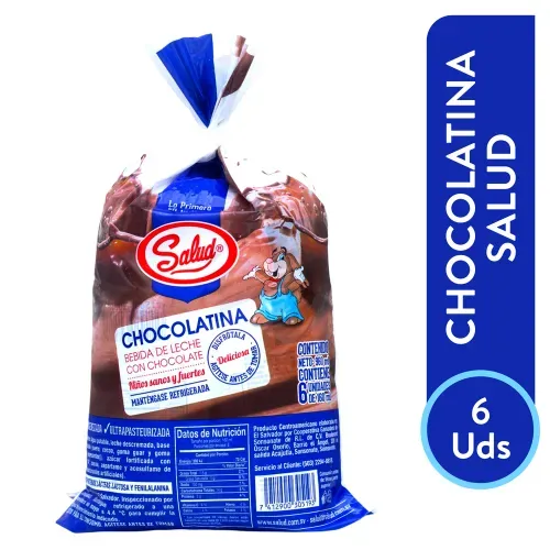 Chocolatina Salud Bolsa Six Pack 960 Ml