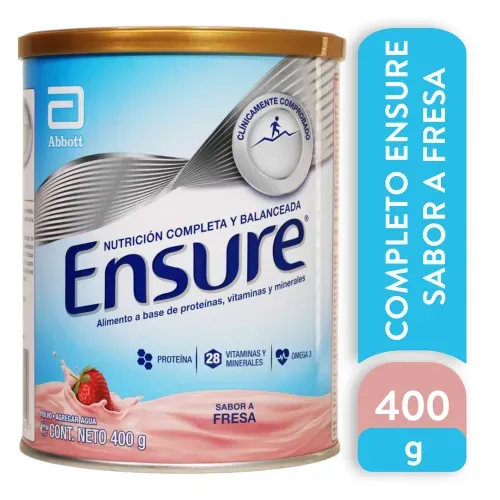 Complem Ensure Ng Fresa Polv 400 g