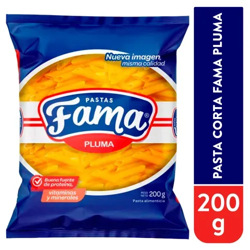Pasta Corta Fama Pluma - 200 g