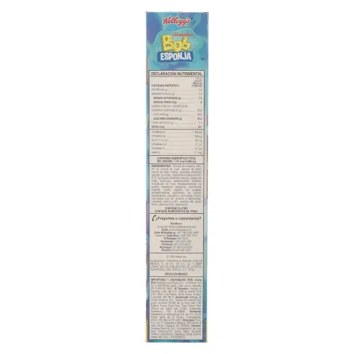 Cereal Bob Esponja Kelloggs 295 Gr