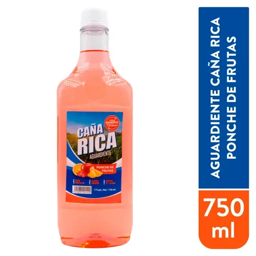 Ag Cana Rica Ponche De Frutas 750ml