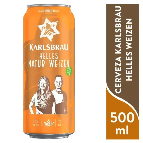 Cerveza Karlsbrau Helles Weizen - 500 ml