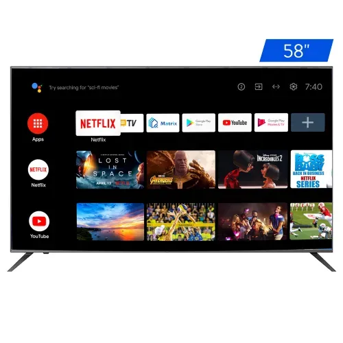Pantalla Durabrand HD Andriod TV DURA58MG - 58 Pulgadas (1 in = 2.54 cm)