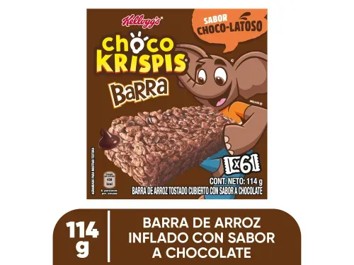 Barras Kellogg's Choco Krispis 6 Pack - 114 g