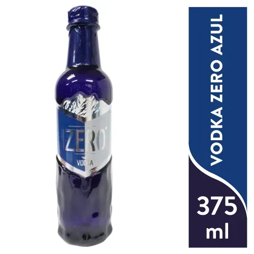 Vodka Zero Azul Pet - 375ml
