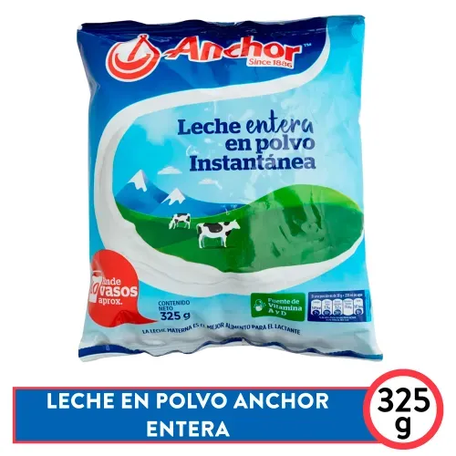 Leche Entera Anchor Bolsa 325gr