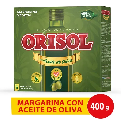 Margarina Orisol Con Aceite Oliva - 400 g