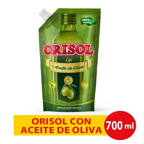 Aceite Orisol con Aceite de Oliva - 700 ml
