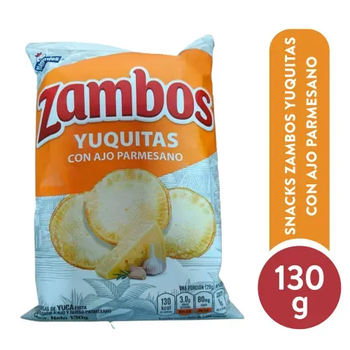 Sv Zambo Yuquita Ajo Parmesano 130g