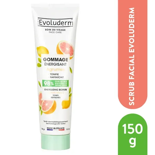 Scrub Facial Evoluderm Citrus 150ml Unidad