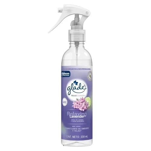 Mist Spray aromatizante de ambiente y telas Glade Relaxing Lavender 230 ml