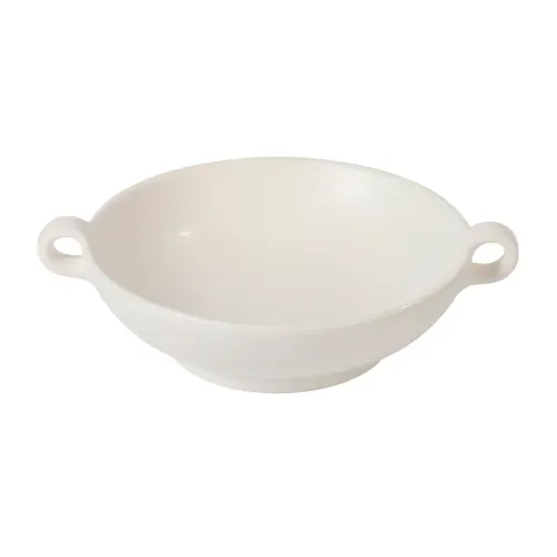 Ht Tazon Decorativo Ceramica Beige 24cm