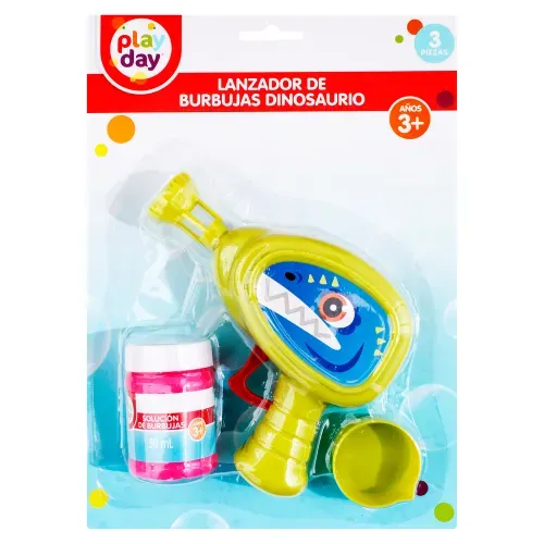 Tirador De Burbujas Play Day - 3 Pzas