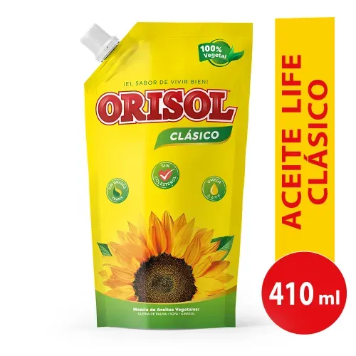 Aceite Orisol Clásico Bolsa - 410 ml