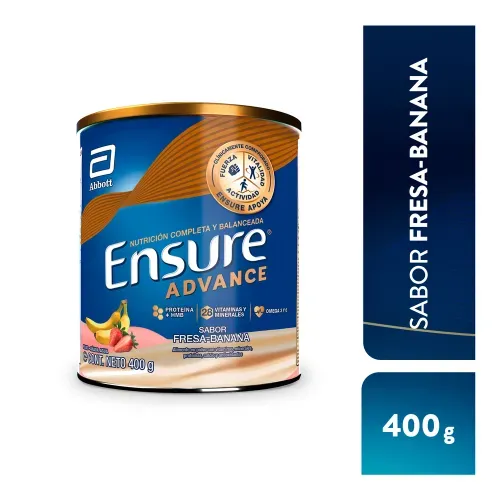 Complemento Ensure Advance® Fresa Banana - 400 g