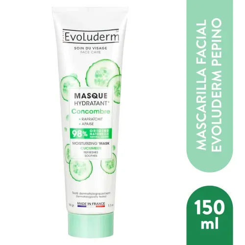 Mask Facial Evoluderm Pepino 150ml Unidad