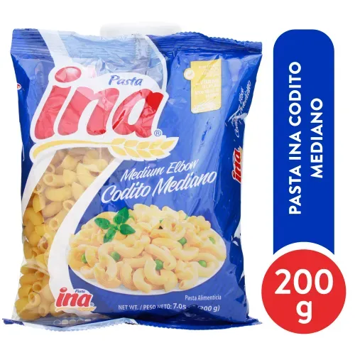 Pasta Corta Ina Codito Mediano - 200 g