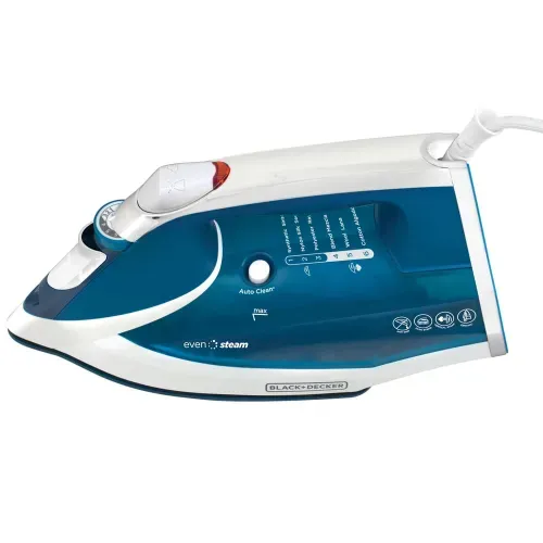Plancha Black+Decker™ EvenSteam™ de vapor Azul