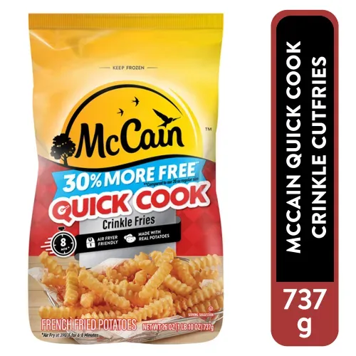 Mccain Quick Cook Crinkle Cutfries 737g