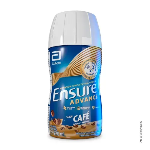 Complemento Ensure Advance® Sabor Café, bebida lista para tomar con proteína, energía y vitaminas - 220 ml