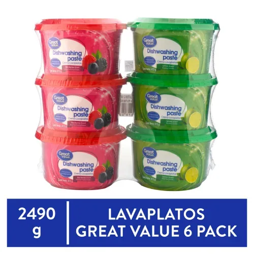 Lavaplatos Supermax  Limon Frut Rojos 6P