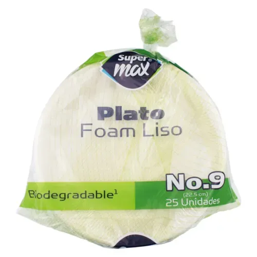 Plato Sm N9 Sin Division Des Foam 25Uds