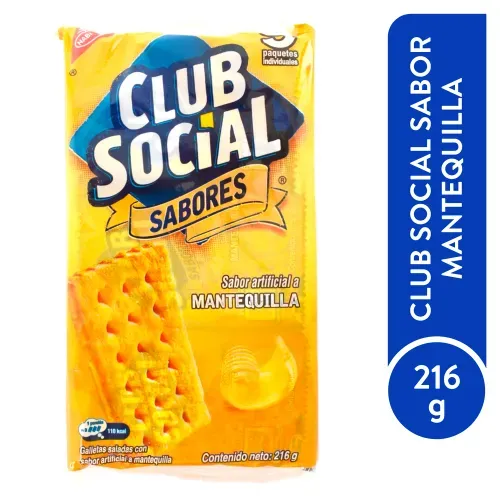 Galleta Club Social Mantequilla 216g