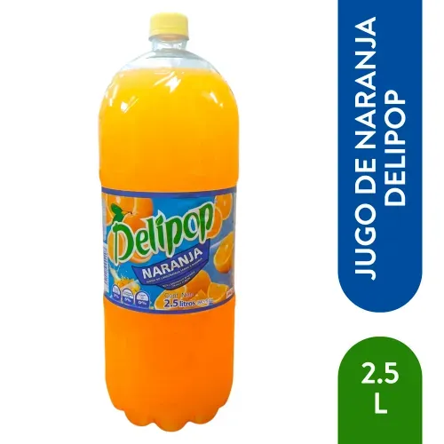 Bebida Delipop Sabor Naranja 2500 ml