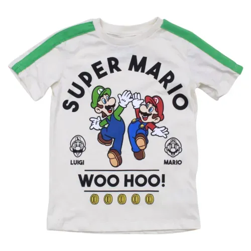Camiseta para niño Nintendo con diseño temático de Super Mario