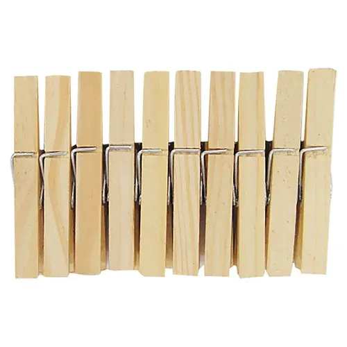 Prensas De Ropa Madera Haus 20 Pz