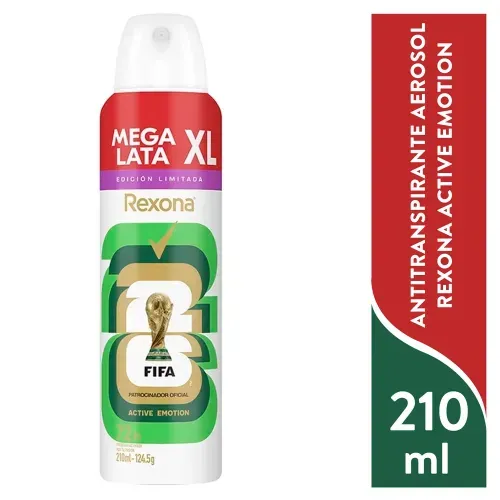 Desodorante Antitranspirante Rexona Active Emotion aerosol - 210 ml