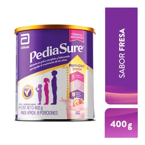 Complemento Nutricional Pediasure Peptigro Fresa- 400 g