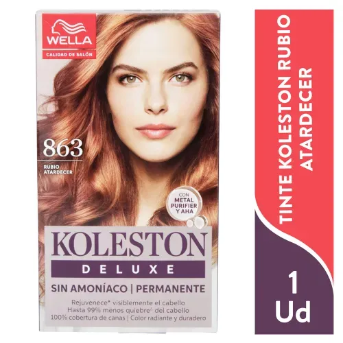 Koleston Tinte Deluxe Rubio Atar 863 1ea