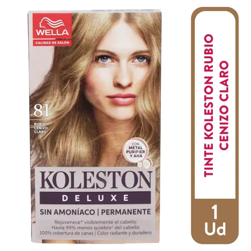 Koleston Tinte Deluxe Rubio Clar 81 1ea