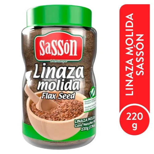 Linaza Molida Sasson En Frasco - 220 g