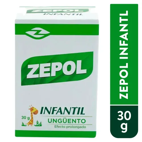Ungüento Zepol Infantil Resfríos - 30 g